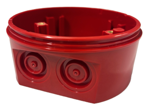 Intelligent addressable notification accessory - deep base (red)