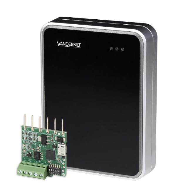 Kit conversor lector SPC OSDP + lector VR10S-MF (MIFARE EV1) para control de acceso SPCA210