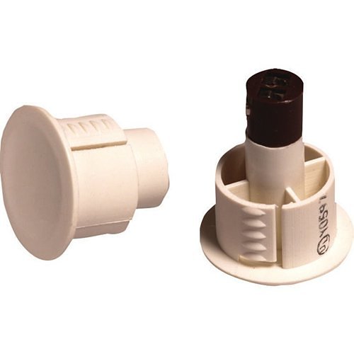 White Terminal Connection Contact (19 mm), pack of 10