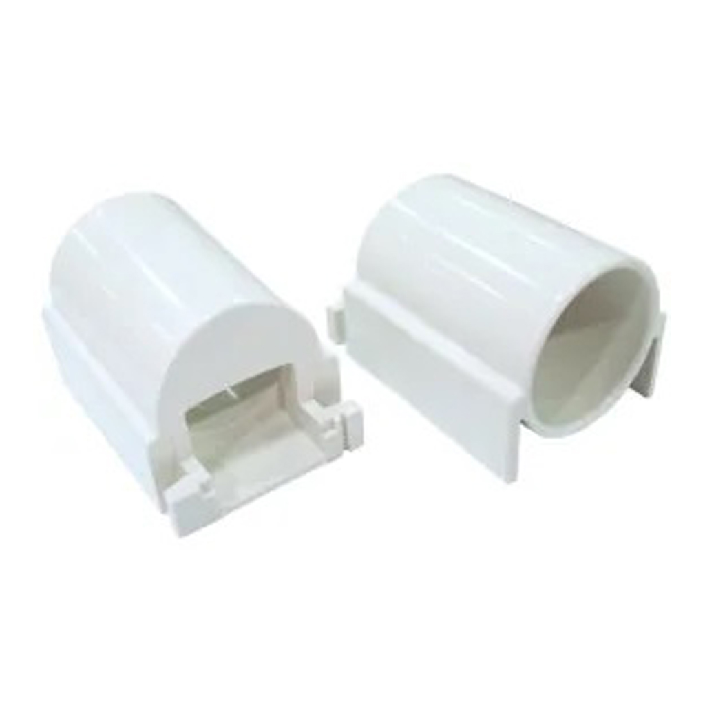 Accesorio adaptador de la base B501AP para tubos de 18 y 20mm de diámetro exterior. Blanco
