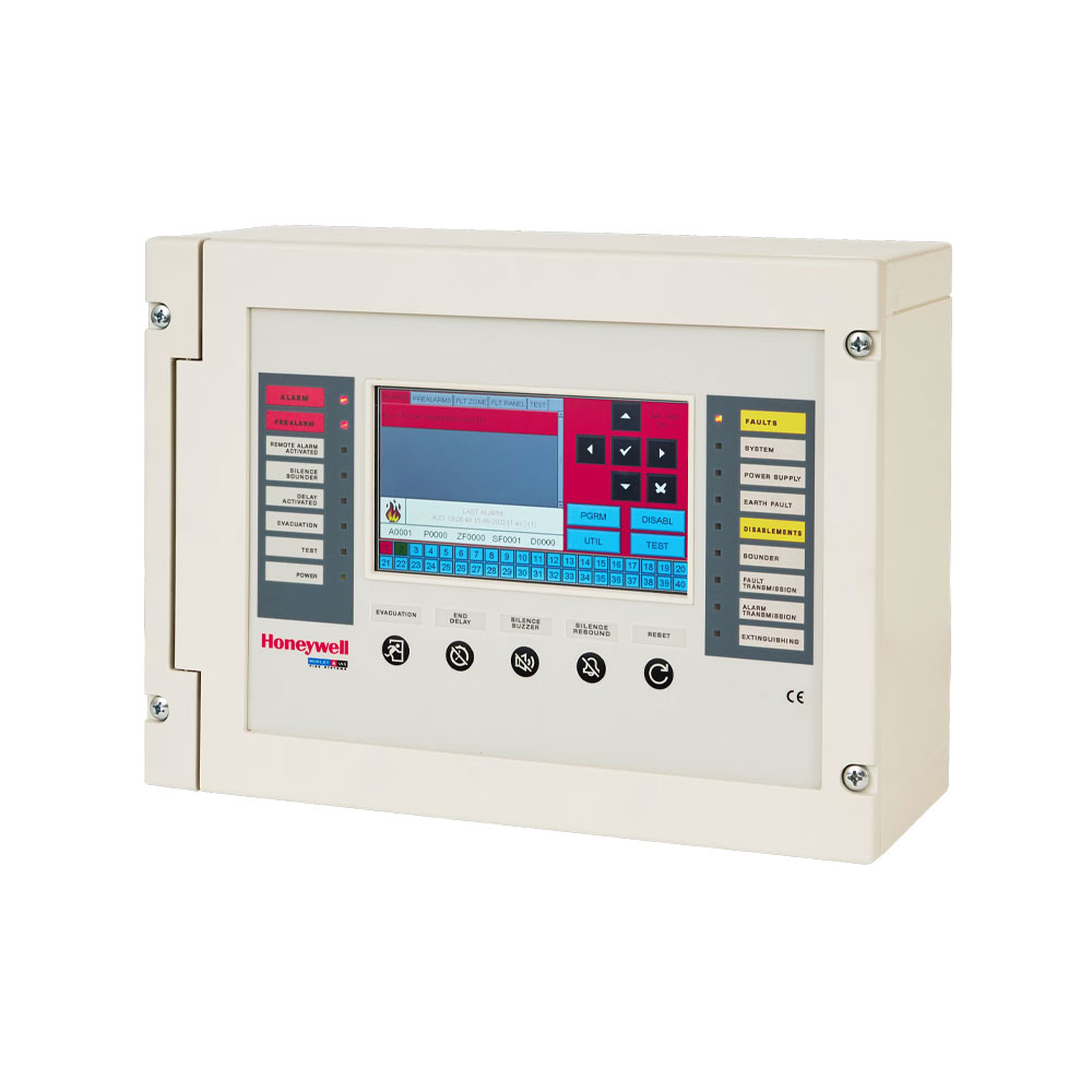 Central de Incendios Analógica Direccionable de 1 Lazo con Pantalla Táctil de 7" MORLEY MA-1000-02