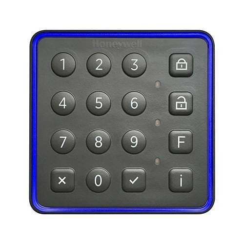 LU4716BHONA Honeywell LuminAXS-OSDP Mifare DESFire Lector Inteligente sin Contacto de 16 Teclas