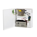[BSC02979] Power supply 12V - 5A with box and space for 7Ah Backup battery