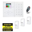 [BSC02293] Kit d'Alarme Bysecur IP / GSM. Centrale + 3 PIR + 1 Télécommande