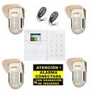 [BSC02297] Bysecur IP / GSM Alarm Kit. Panel + 4 Outdoor PIRs + 2 Keyfobs
