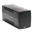 [TM-LI-1k2-PC-2x7] SAI 1200 VA. 3 Prises Tension Réglable, protection voix / données, software, USB, Réarmement automat