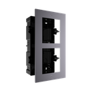 [DS-KD-ACF2] Panel frontal y caja de registro encastrada para 2 módulos de videoportero Hikvision