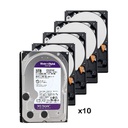 [PACK_10_WD33PURZ         ] Pack de 10 discos duros de 3 Tb ( 3072 Gb ) Western Digital Purple