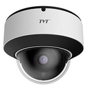 [TD-9581S3B(D/PE/AR2）] TVT Network Dome Camera 8MP 2.8mm IR 30m IP67 MIC