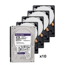 [PACK_10_WD84PURZ] Pack of 10 disques durs de 8 Tb ( 8192 Gb ) Western Digital