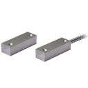 [CTC005] Contact magnétique câblé Boîtier en aluminium pour portes métalliques avec câble protégé en acier 