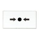 [DM715] Pack de 10 cristales de recambio sin logotipo para pulsadores convencionales y analógicos 10 unidades