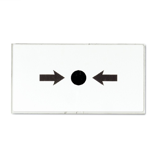 [DM715] Verre interchangeable Kilsen pour bouton-poussoir analogiques et conventionnels  Pack de 10 unités