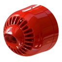 [ASW366] Sirena convencional y baliza Aritech de alarma de policarbonato para interior. Montaje en pared. Lámpara lanzadestellos rojo 85 a 97 dB