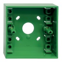 [DM788GR] Caja de montaje en superficie sin conectores para pulsador convencional. Verde Kidde/Aritech