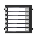 [DS-KD-KK/S] Módulo de videoportero modular 6 Botones/Etiquetas Acero inoxidable Hikvision 