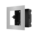 [DS-KD-ACF1/S] 
Front panel and registration box for 1 Hikvision video intercom. STAINLESS STEEL. FLUSH MOUNT