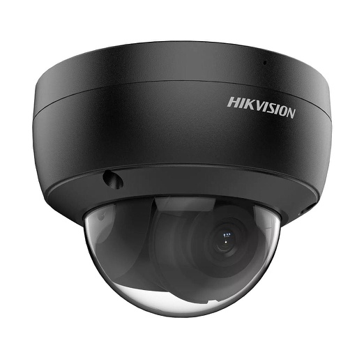 [DS-2CD2186G2-ISU(2.8mm)(C)(BLACK)] Cámara Domo IP 8MP 2.8mm AcuSense WDR120 IP67 IK10 IR30 MIC E/S Audio Alarma Black Hikvision