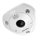 [DS-2CD6365G0E-IVS(1.27mm)(B)] Fisheye 360° Panoramic Camera 1.27mm IP 6MP IR15 MIC Speaker I/O Audio Alarm IP67 IK10 Hikvision