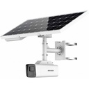[DS-2XS6A87G1-L/C32S80(2.8mm)] Kit IP 4G Alimentación Solar 4K Cámara 8MP 2.8mm ColorVu WDR120 IP67 White Light 30m Hikvision