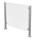 [DS-K7F01-KIT-P1200] Lateral fence pedestal for Hikvision barrier turnstile