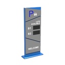 [DS-TVB200(2 Module)] Pantalla informativa orientación entrada parking 2 módulos