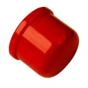 [9-10927] End-of-line adapter for 27mm piping for suction systems Color Red Aritech
