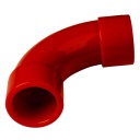[9-10906] 90º elbow for 27mm pipe for aspiration detection systems Color Red Aritech