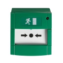 [DM2010G] Addressable analog push button manual evacuation activation for Aritech 2000 series. Green.