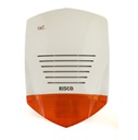 [RS200WAP000B] Sirena de Exterior ProSound (lente ámbar) con sensor para protección de proximidad  cableado convencional o en BUS de RISCO, Grado 2