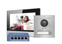 [DS-KIS602/S/Europe BV] Kit Videoportero IP Estación interior + Estación de puerta Acero Inoxidable + Switch + SD 16GB Hikvision