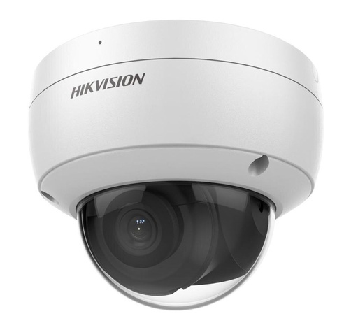 [DS-2CD2123G2-IU(2.8mm)(D)] Cámara Domo IP 2MP 2.8 mm IP67 IK10 WDR120 H.265+ IR30 MIC Acusense