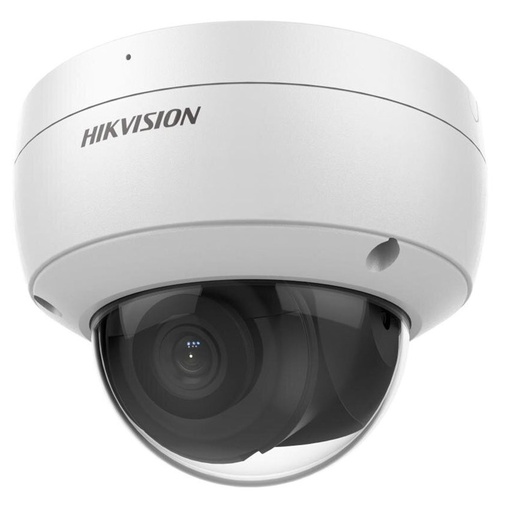 [DS-2CD2123G2-IU(2.8mm)(D)] Cámara Domo IP 2MP 2.8 mm IP67 IK10 WDR120 H.265+ IR30 MIC Acusense