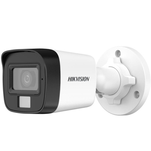 [DS-2CE16D0T-LFS(2.8mm)] Cámara minibullet 2MP 4en1 2.8mm Smart-Hybrid light