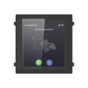 [DS-KD-TDE] Módulo puerta videoportero pantalla táctil 4" lector tarjetas EM IP65 IK08 Hikvision