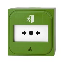 [NC-MC-0-G] Conventional smart manual call point for flush mounting - 0 Ω (Green) Aritech
