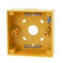 [N-MC-BB-Y] Caja trasera - Zócalo base para montaje de pulsador manual inteligente. Amarillo