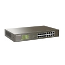 [G1116P-16-150W] Switch 16 puertos Gigabit no gestionable 16 puertos PoE enracable L2 IP-COM