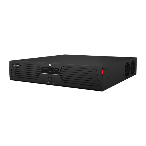 [DS-96128NI-M8] Grabador NVR 128 CH IP 8K 32Mpx@2ch E/S Alarma 16/9 Audio 1/2 400Mbps 8xHDD VCA Mapa Calor Matrículas Conteo 2U