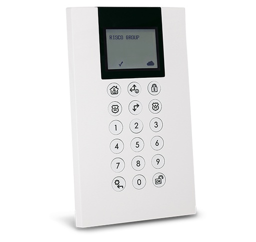 [RW432KPP802A] Teclado Panda inalámbrico bidireccional de Grado 2 para LightSYS+/Air con lector de proximidad 13,56MHz para sistemas 868MHz