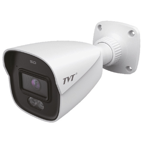 [TD-9441S4-C(D/PE/AW2) ] Caméra Bullet IP 4MP Double Éclairage 30m IP67 Audio MIC
