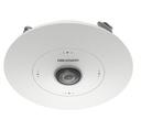 [DS-2CD6365G1-S/RC(1.16mm)] Cámara Fisheye IP 6MP DeepinView Panorámica 360º 1.16mm Conteo Mapa Calor Colas 4xMIC E/S Audio Alarma