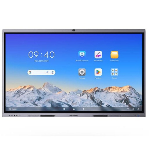 [DS-D5C86RB/B(EDLA)] Pantalla interactiva UHD 4K 86" 3840×2160 Certificado EDLA. RAM 8GB, 128GB. Cámara. Micro Altavoces 2x20W + 25W loudspeaker. Bluetooth