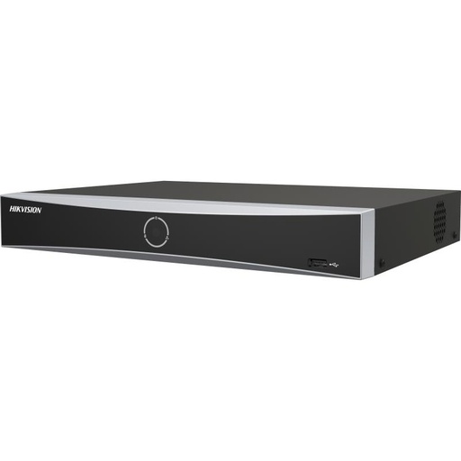 [DS-7616NXI-K2/16P(D)] Grabador NVR IP 16CH PoE 4K 1U Acusense Audio Alarma