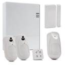 [KIT_LIGHTSYS_AIR_A] Kit de LightSYS Air con módulo 4G + 2 x Detector eyeWAVE con Cámara + Detector iWAVE + Contacto + Mando