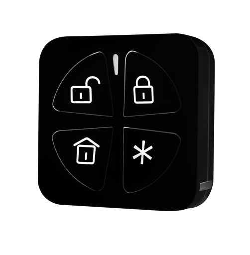 [RWX332KF8BLB] Mando Panda vía radio bidireccional de 4 botones de Grado 2 Color Negro