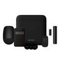 [AXPRO-64-PIR-M-K-R-BLACK] Kit AXPRO 868MHz 64 zonas Hikvision Panel + PIR + Mando + Teclado + Contacto (Color Negro)