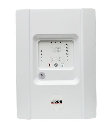 [NC-PF2] Central de detección de incendios convencional de 2 zonas