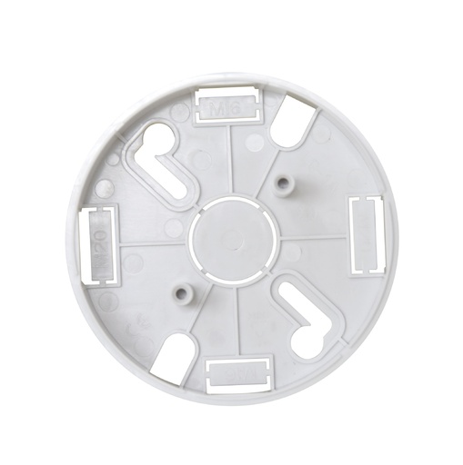 [NC-BA-SM-W] Base tubo visto para detector convencional - Montaje en superficie (Blanco)