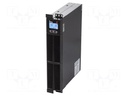 [ RTS11-ON-1k0-2U-D4-2x9-I4] UPS ONLINE Rack/Tower 230V 1000VA/900W 19"/2U/290mm 2x12V/9Ah 4xIEC C13